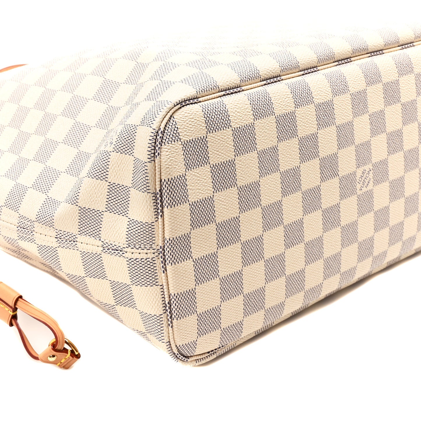 Damier Azur Neo Neverfull MM Rose Ballerine