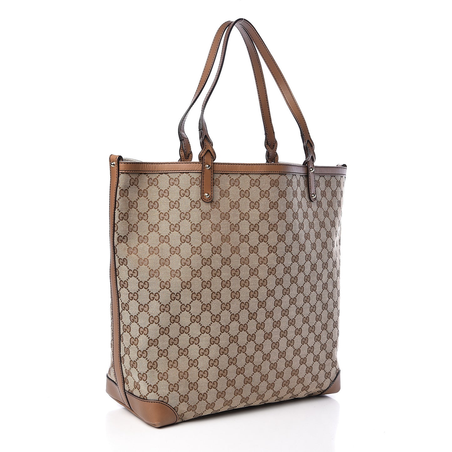 Monogram Large Craft Tote Light Brown