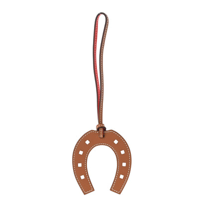 Hermes Swift Paddock Horseshoe Bag Charm Gold Capucine 1 of 3