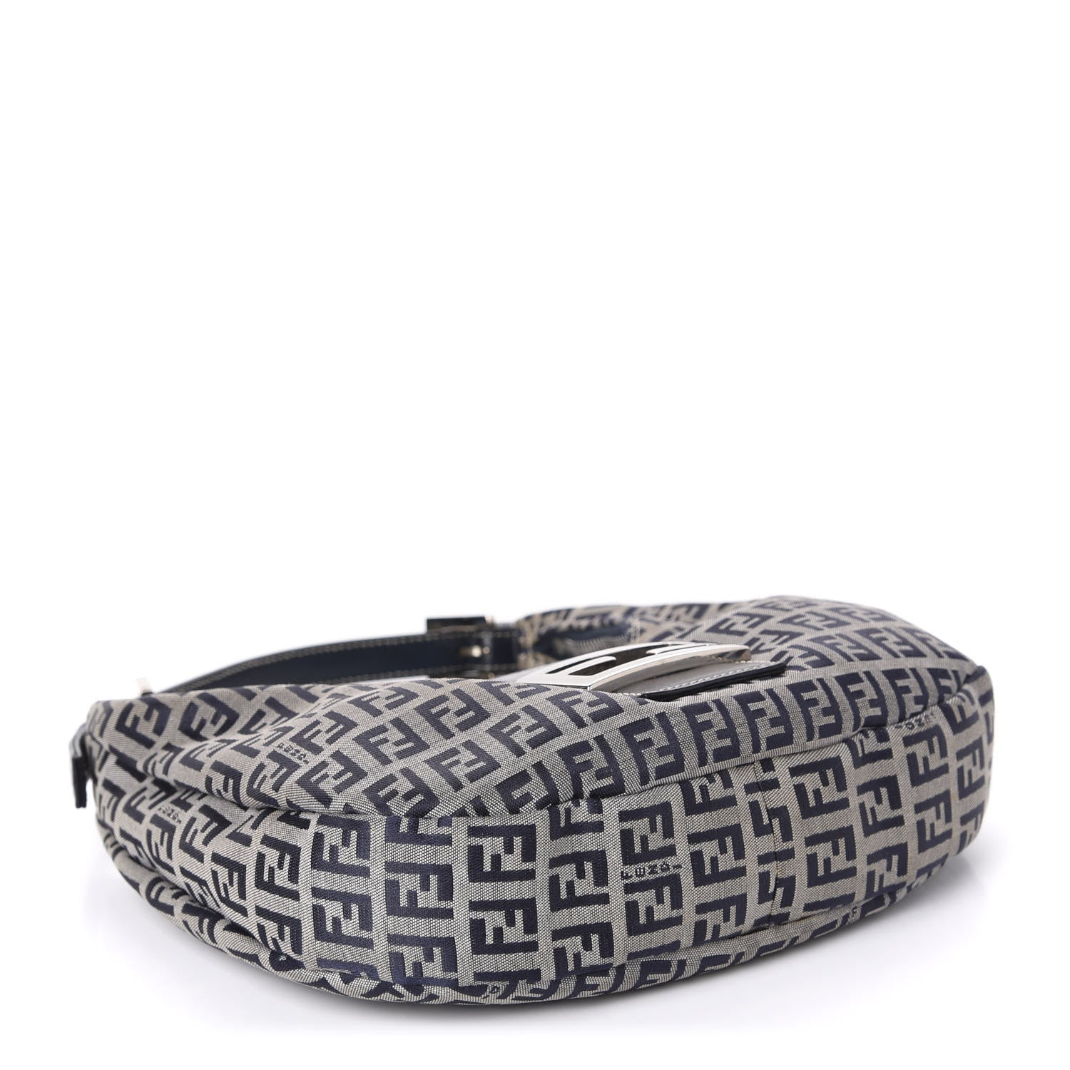 Fendi Zucchino Hobo Navy 4 of 9