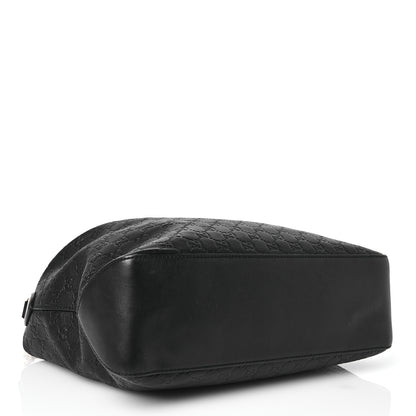 Gucci Guccissima Signature Large Linea A Hobo Black 4 of 11