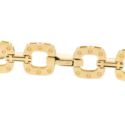 Roberto Coin 18K Yellow White Gold Diamond Pois Moi Link Necklace 4 of 4