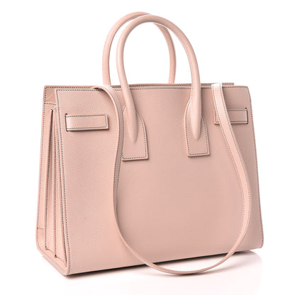 Saint Laurent Grained Calfskin Small Sac De Jour Rose 3 of 10