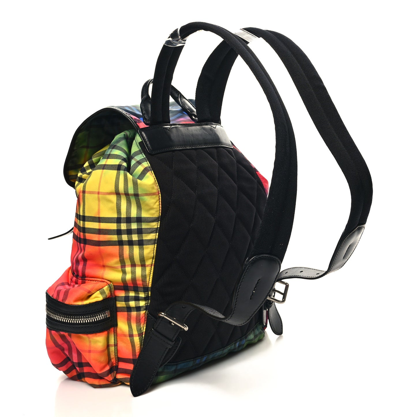 Nylon Tie Dye Large Rucksack Backpack Multicolor