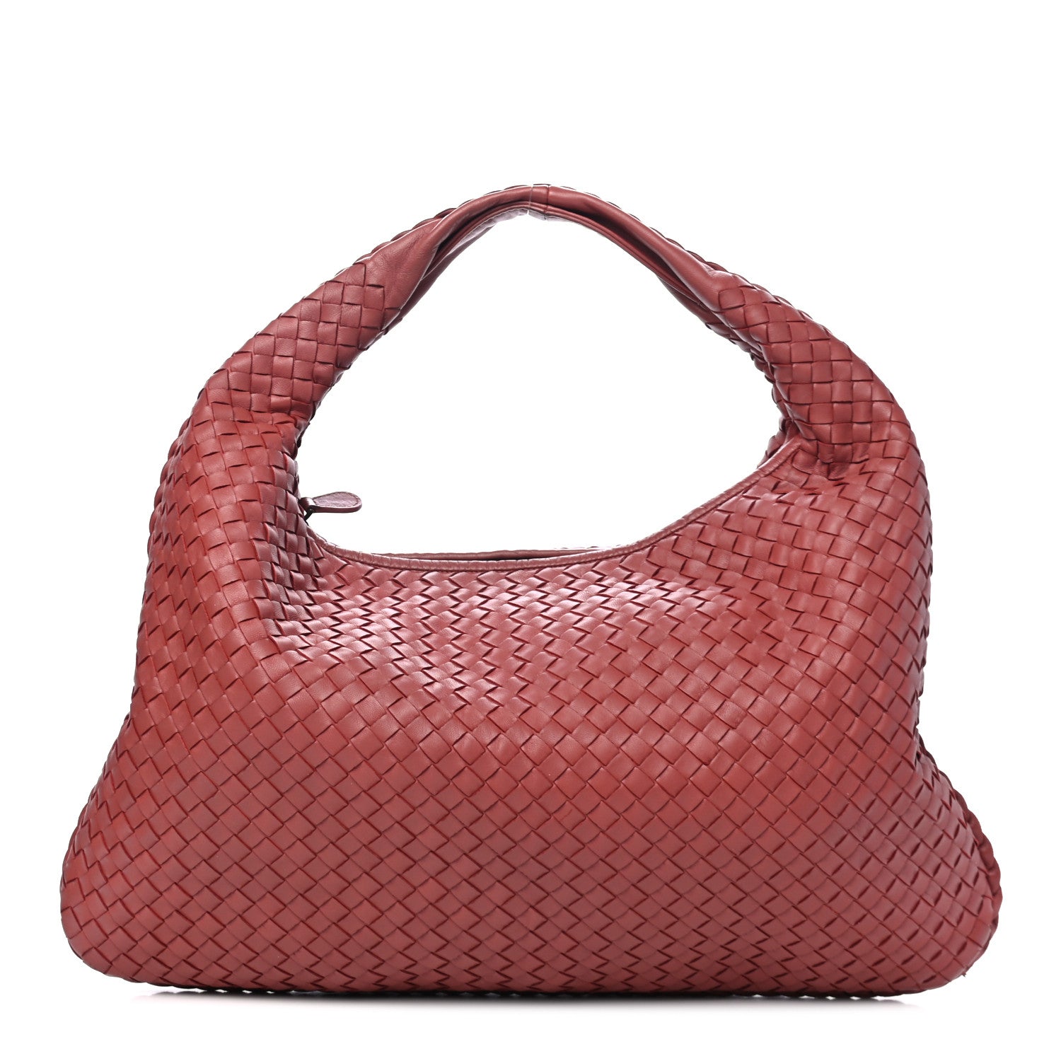 Bottega Veneta Nappa Intrecciato Large Veneta Hobo Brique 1 of 4