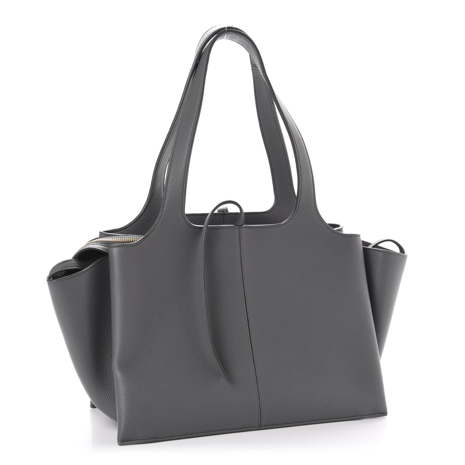 Celine Baby Grained Calfskin Small Tri-Fold Bag Kohl 4 of 11