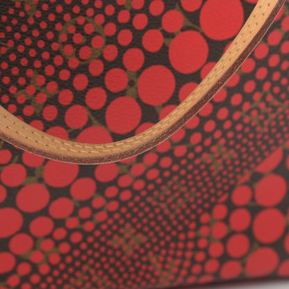 Louis Vuitton Monogram Kusama Waves Neverfull MM Red 14 of 17