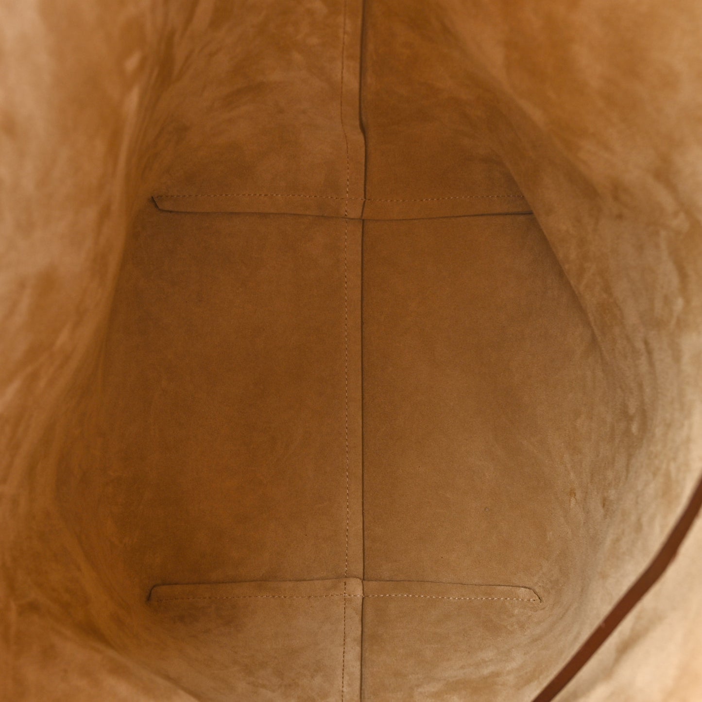 Calfskin Large N/S Park Tote Burnt Wood