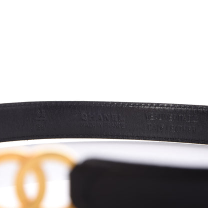 Chanel Lambskin CC Belt 65 26 Black 5 of 6