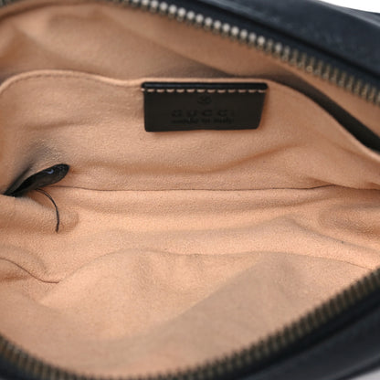 Gucci Calfskin Matelasse GG Marmont Belt Bag 95 38 Black 5 of 10