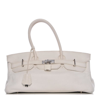 Hermes Taurillon Clemence JPG Birkin 42 White 1 of 33