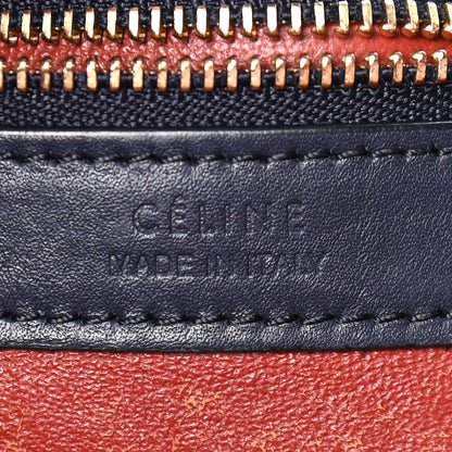 Celine Soft Calfskin Small Belt Cabas Phantom Navy Blue 5 of 10