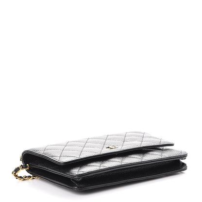 Chanel Caviar Quilted Wallet On Chain WOC Black 4 of 9