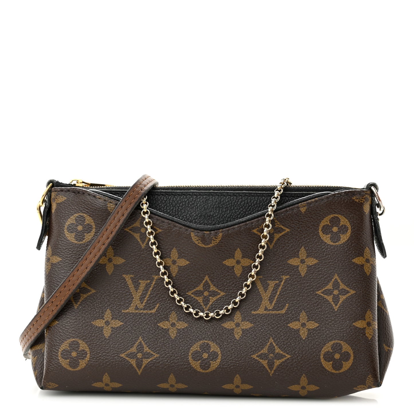 Monogram Pallas Clutch Black