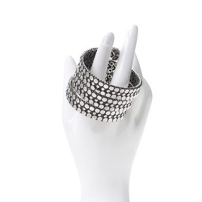 John Hardy Sterling Silver Dot Triple Coil Bracelet M 2 of 5
