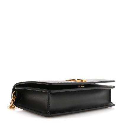 Off-White OFF WHITE Calfskin Jitney 0.5 Shoulder Bag Black 4 of 10