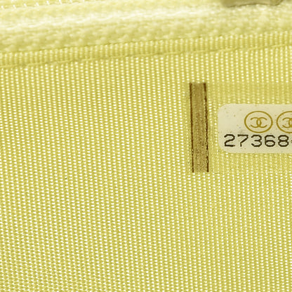 Chanel Caviar CC Medium Zip Around Wallet Light Pink Light Green 8 of 10