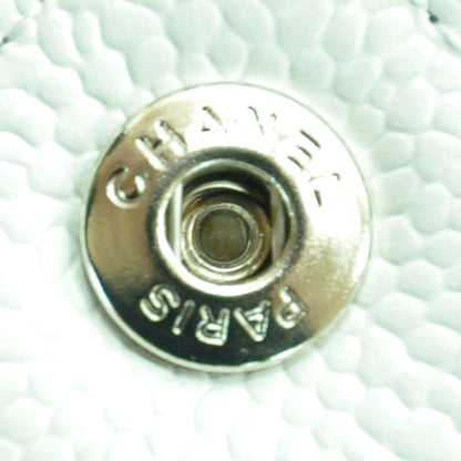 Chanel Caviar Maxi Double Flap White 12 of 13