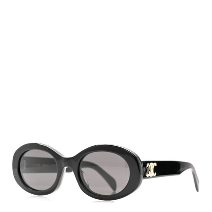 Celine Acetate Triomphe 01 Sunglasses CL 40194U Black 1 of 6