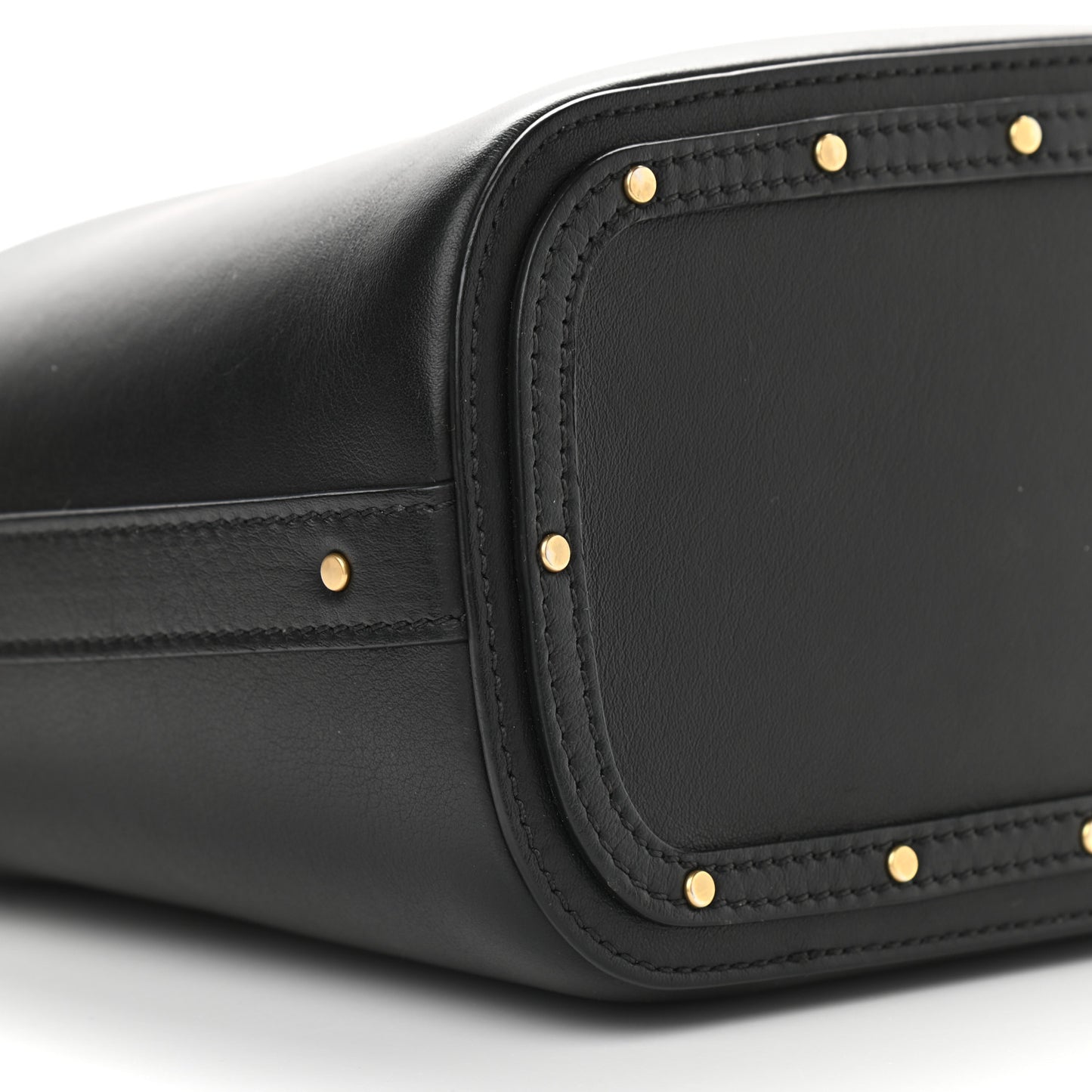 Smooth Calfskin Small Roy Bucket Bag Black