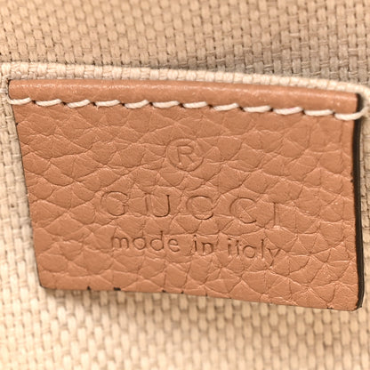 Gucci Pebbled Calfskin Small Soho Disco Bag Rose Beige 5 of 12