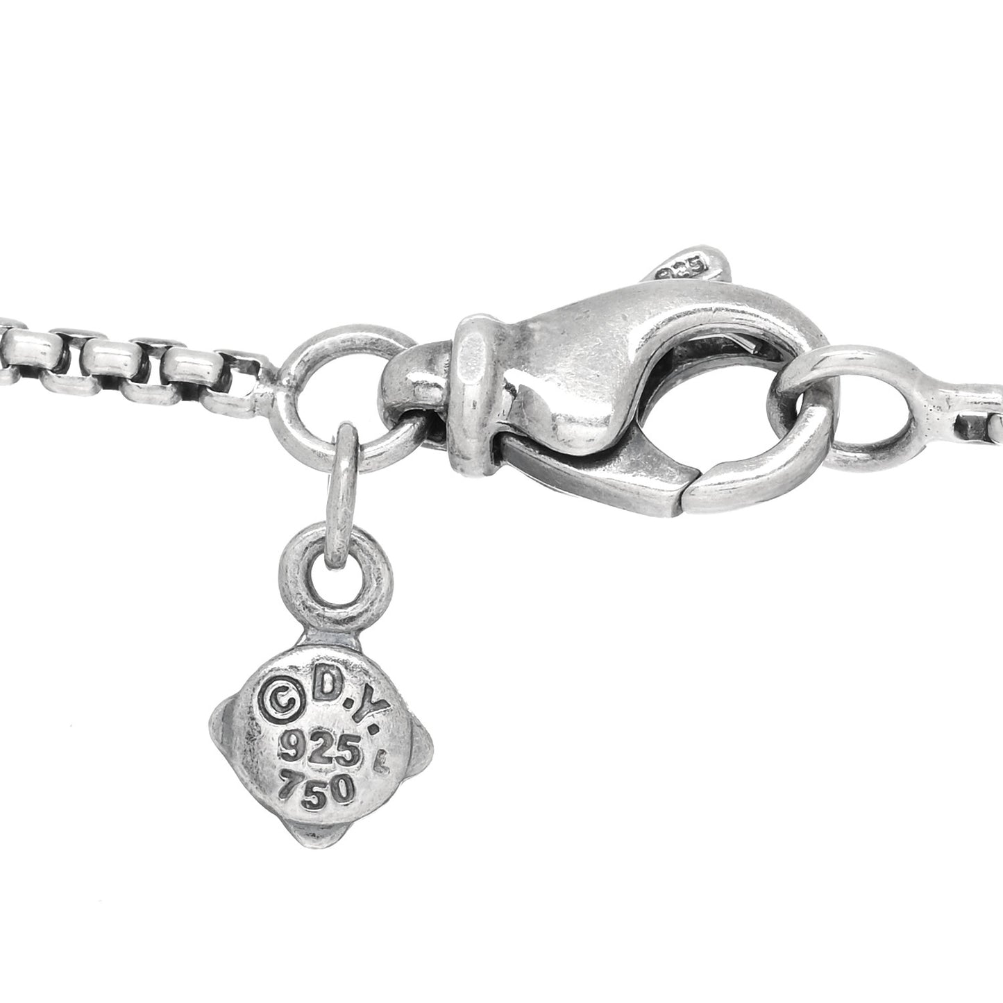 Sterling Silver Open Heart Cable Necklace