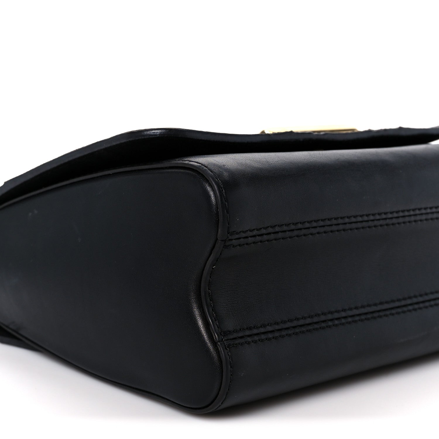 Louis Vuitton Veau Satin Monogram Twist Shoulder Bag MM Black 9 of 10