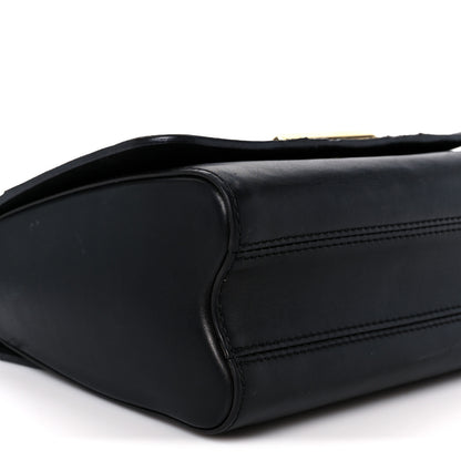 Louis Vuitton Veau Satin Monogram Twist Shoulder Bag MM Black 9 of 10