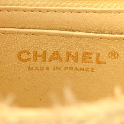 Chanel Tweed Quilted Mini Rectangular Flap Yellow 6 of 16
