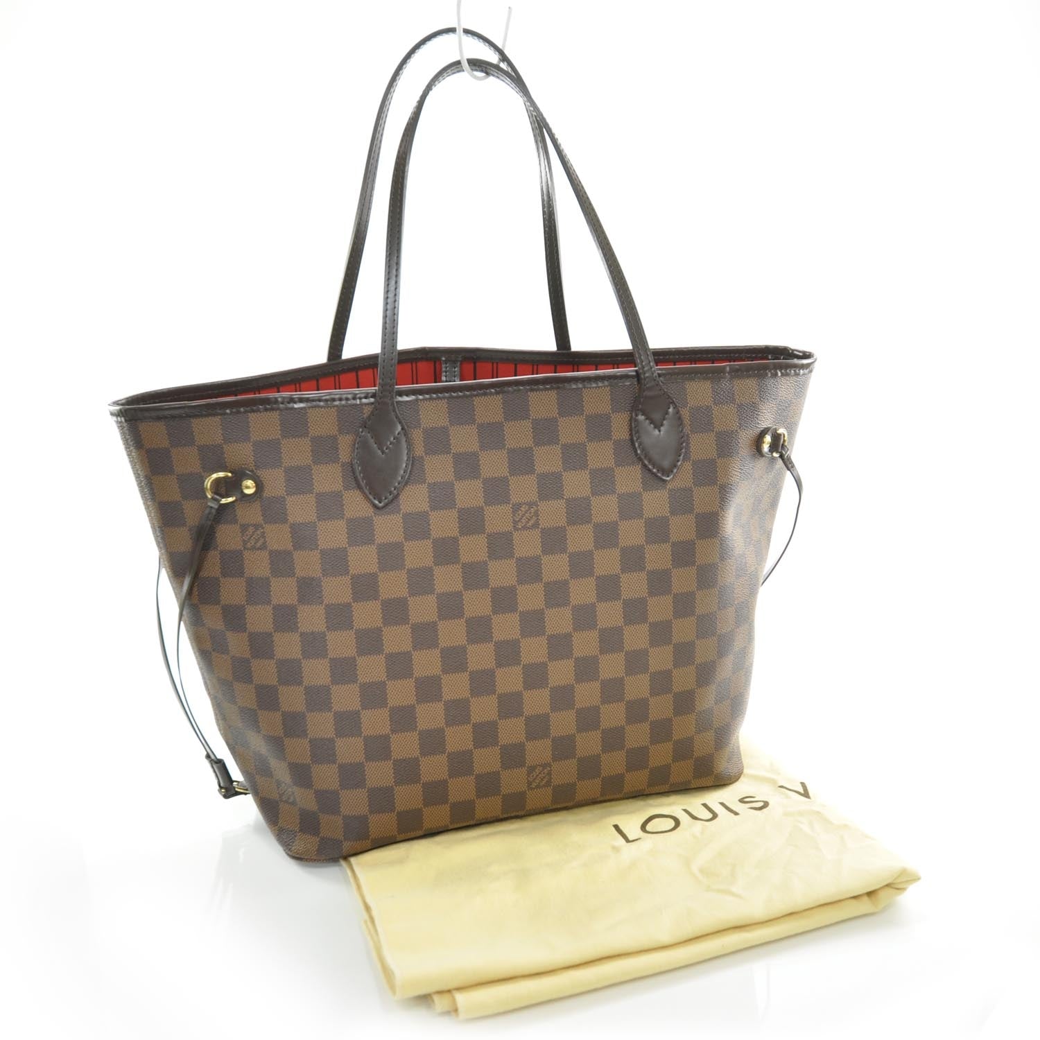 Louis Vuitton Damier Ebene Neverfull MM 3 of 9