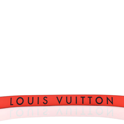 Louis Vuitton Calfskin Logo Shoulder Strap Red 3 of 3