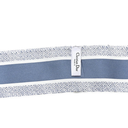 Christian Dior Silk Butterflies Mitzah Scarf Blue 3 of 3