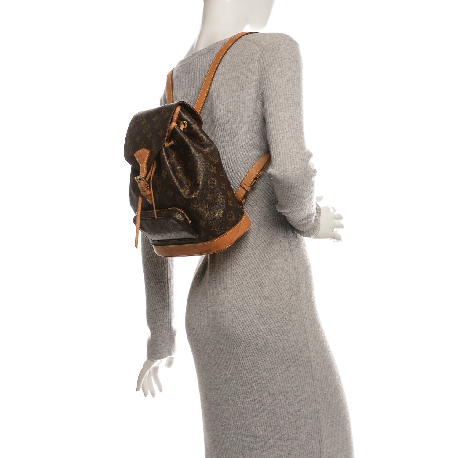 Louis Vuitton Monogram Montsouris MM Backpack 2 of 8