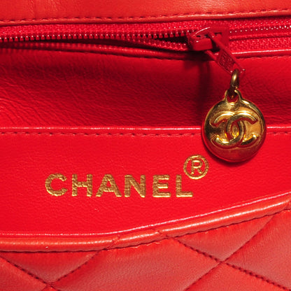 Chanel Lambskin Small Single Flap Red 5 of 6