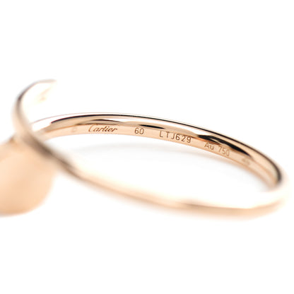 Cartier 18K Pink Gold Small Juste Un Clou Ring 60 9 4 of 4