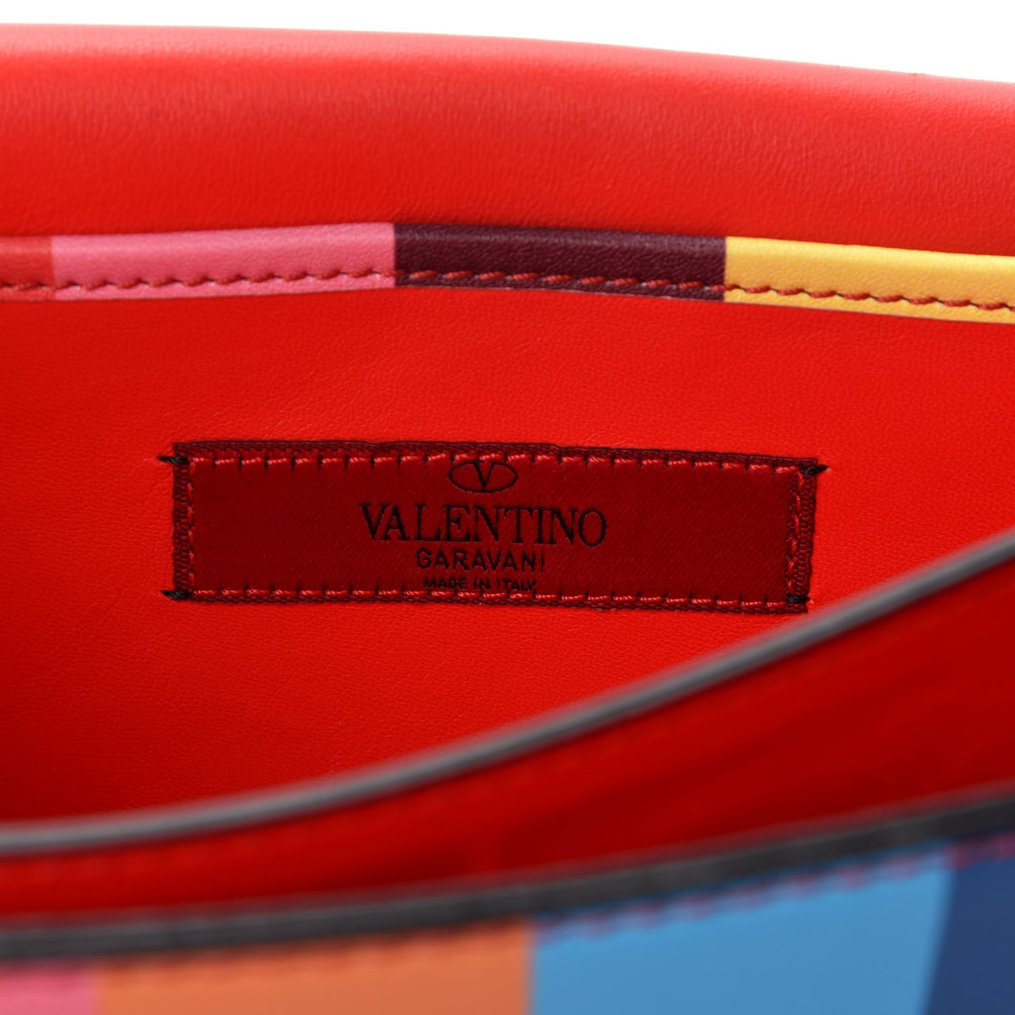 Vitello 1973 Va Va Voom Chain Shoulder Bag Multicolor