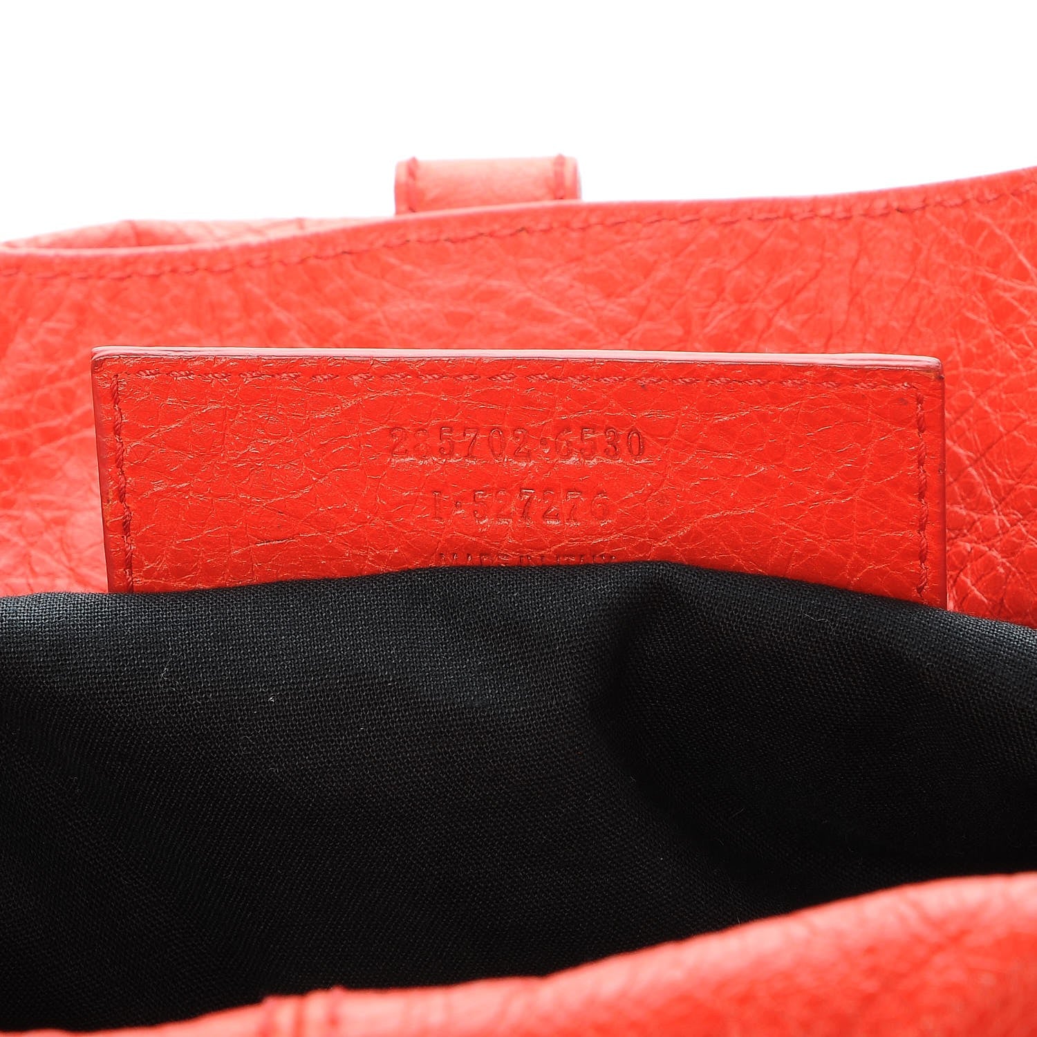 Balenciaga Agneau Classic Hardware Small Squash Duffel Bag Rouge Braise 8 of 8