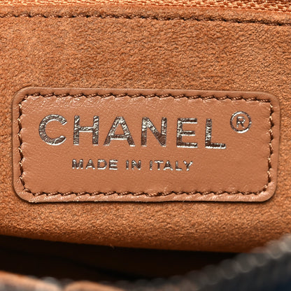 Chanel Cotton Quilted Paris Dallas Medium Bandana Flap Blue 6 of 11