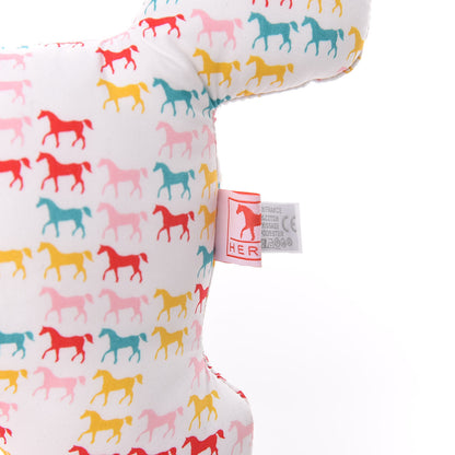Hermes Cotton Large Plush Horse Toy White 6 of 7