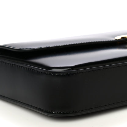 Celine Shiny Calfskin Triomphe Chain Bag Black 11 of 16