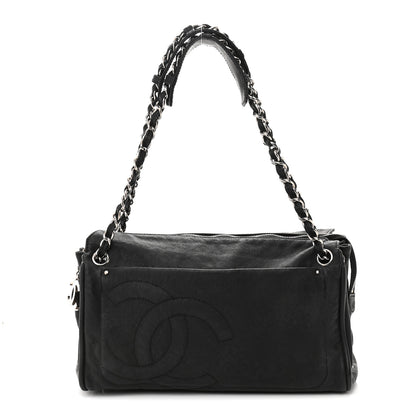 Chanel Caviar Diagonal Ligne Tote Black 1 of 13