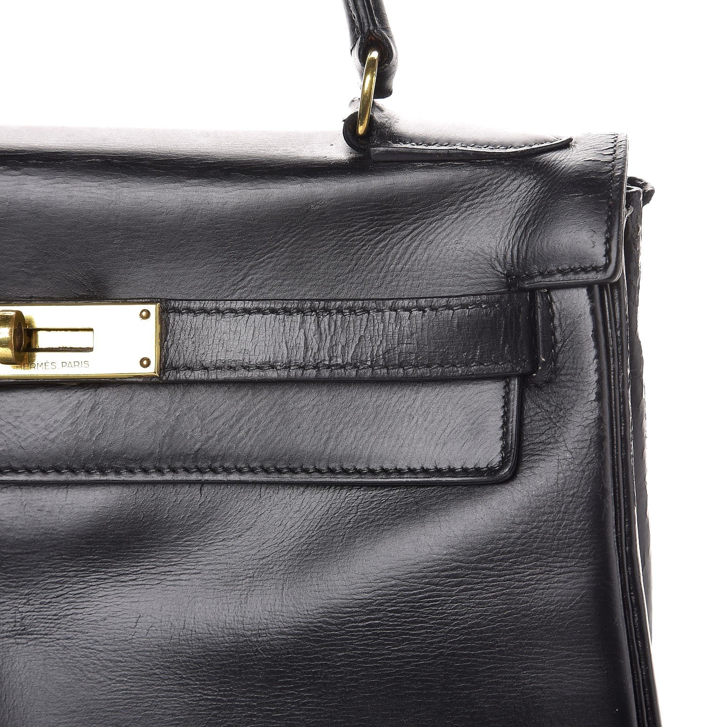 Hermes Box Kelly Retourne 28 Black 30 of 40