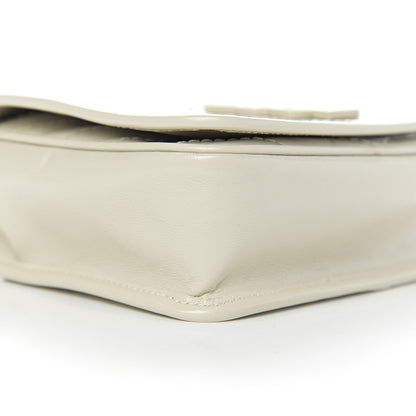 Saint Laurent Crinkled Calfskin Matelasse Monogram Niki Chain Wallet Crema Soft 6 of 8