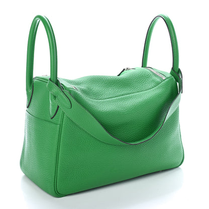 Hermes Taurillon Clemence Lindy 30 Bambou 2 of 4