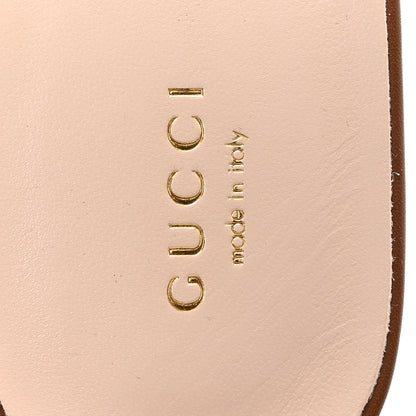 Gucci Cosmos Softy Calfskin Interlocking G Cut Out Slide Sandals 40 Cuir 8 of 8
