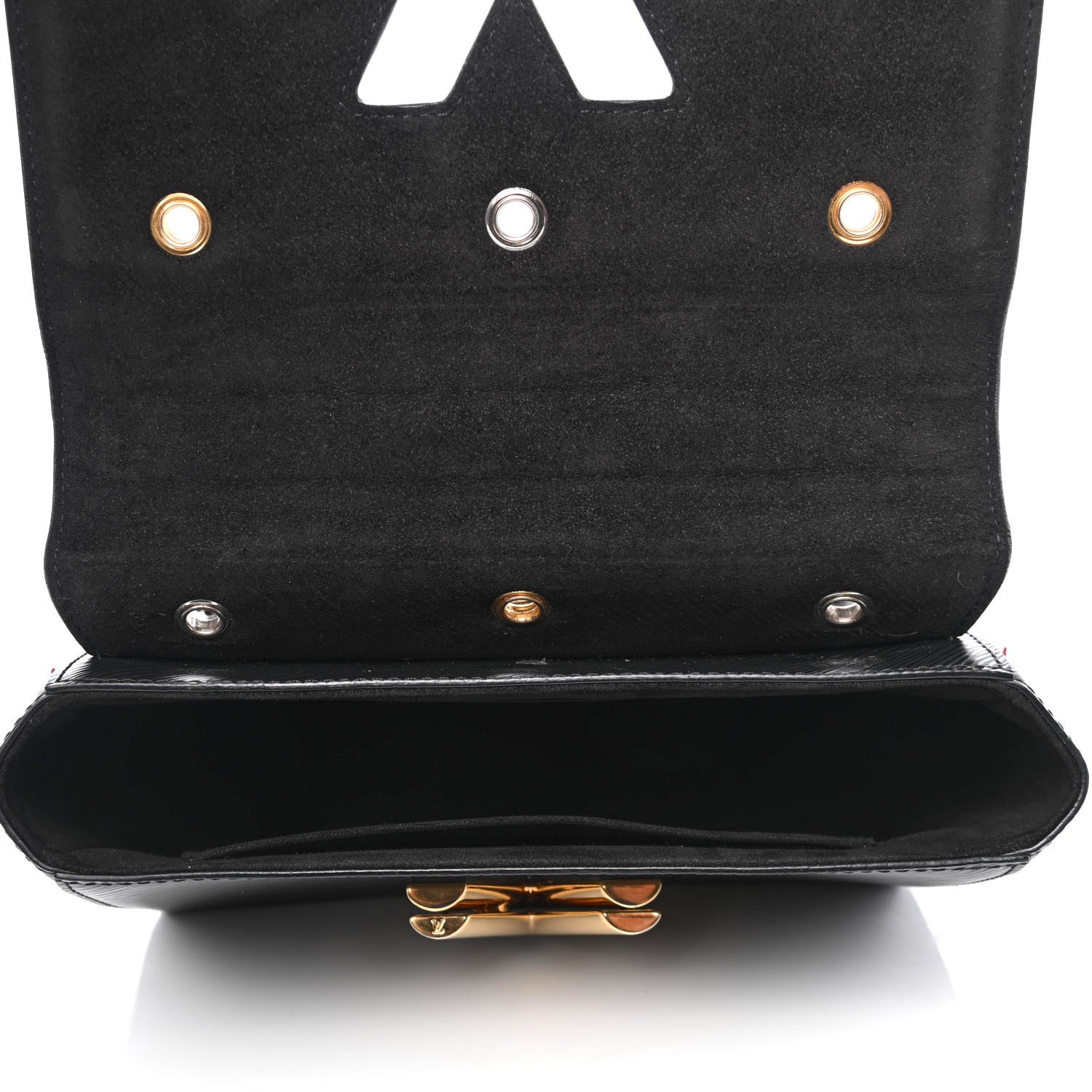 Louis Vuitton Epi Mechanical Flowers Twist Shoulder Bag MM Black 4 of 4