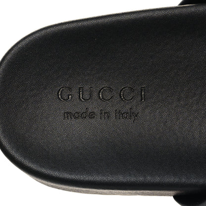 Gucci Nylon Web Mens Slide Sandals 11 Black Green Red 8 of 9