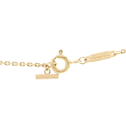 Tiffany 18K Yellow Gold Medium T Smile Pendant Necklace 4 of 4