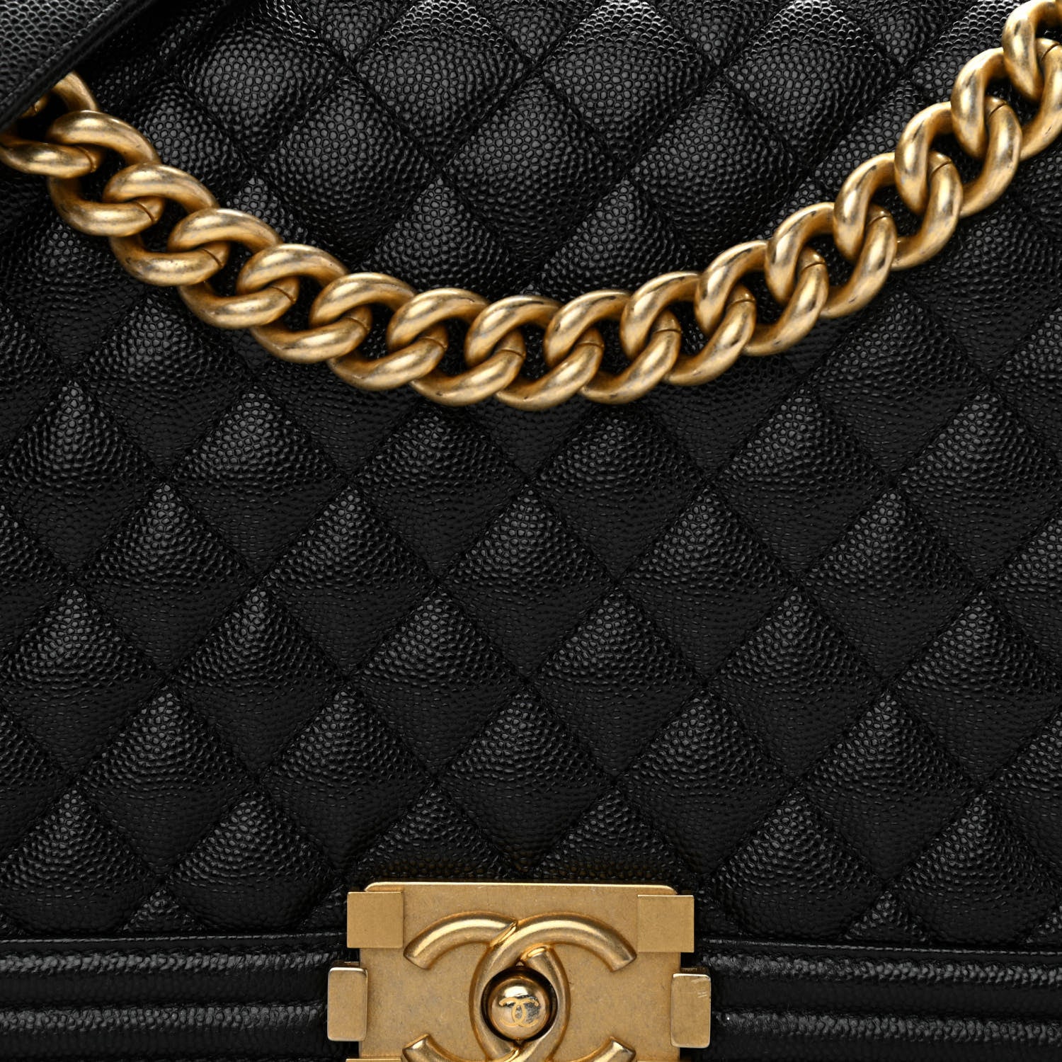 Chanel Caviar Quilted New Medium Boy Flap Black 8 of 11