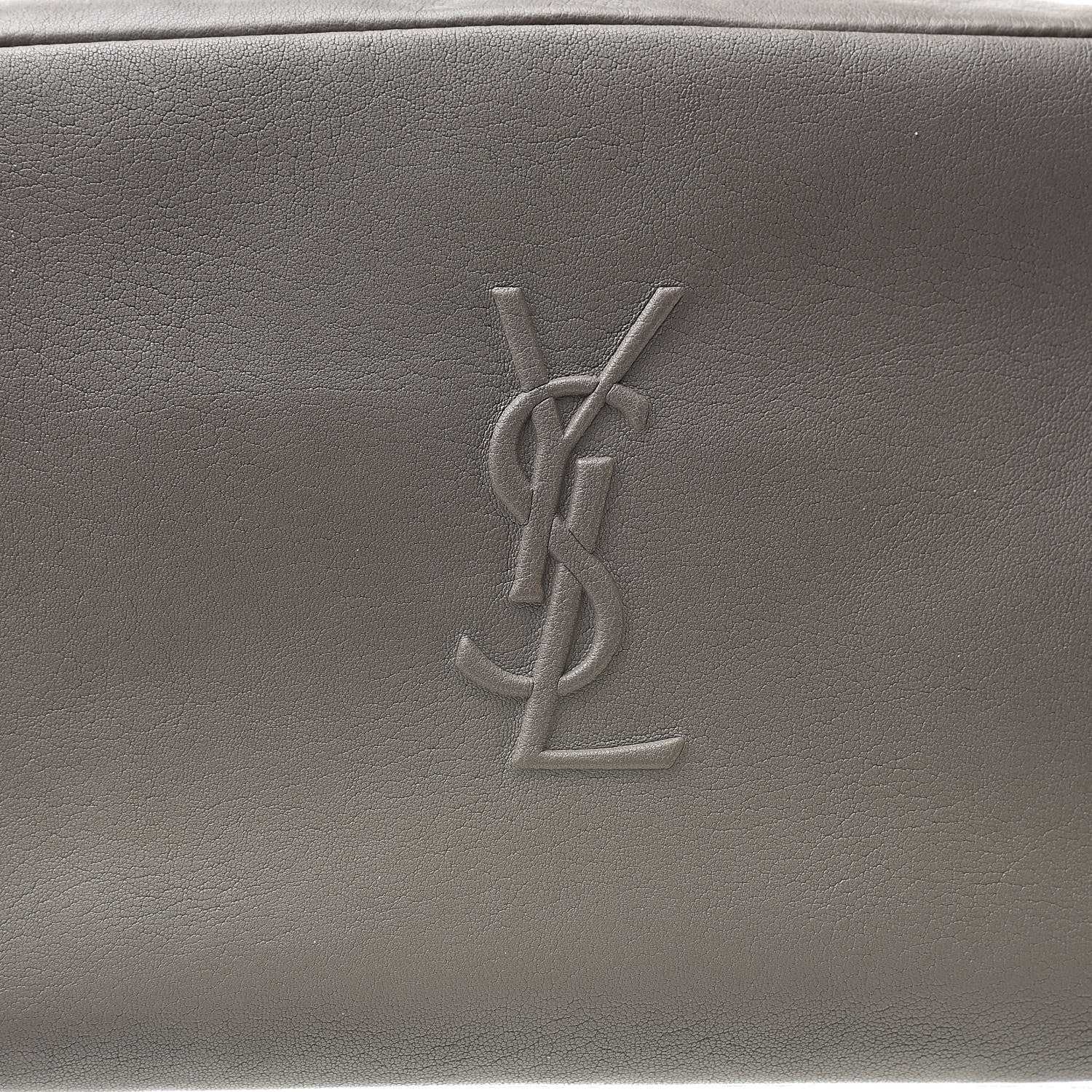 Saint Laurent Lambskin Monogram Small Lou Camera Bag Asphalt 8 of 12